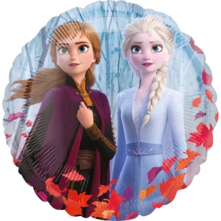 BALON FOLIOWY ANNA I ELSA 43cm BALON KRAINA LODU