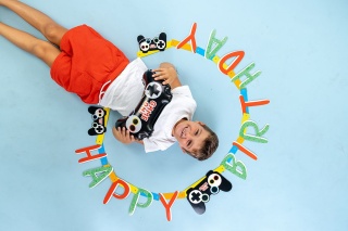 BANER URODZINOWY GAME CONTROLLER 2m MAVERICK GAME