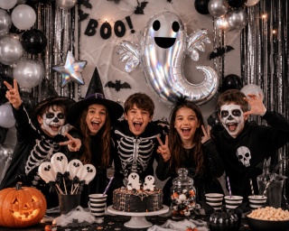 BALON FOLIOWY DUSZEK HOLOGRAFICZNY 75cm BALON NA HALLOWEEN