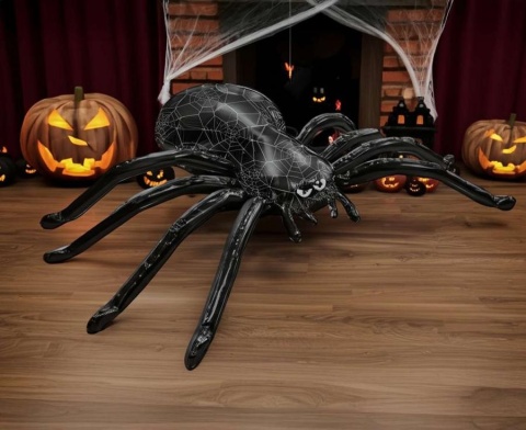 BALON FOLIOWY GIGANTYCZNY PAJĄK 196cm BALON NA HALLOWEEN