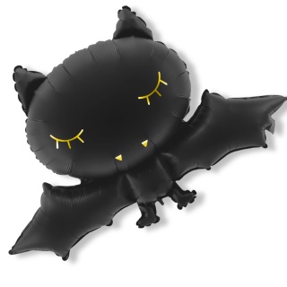 BALON FOLIOWY NIETOPERZ MAT 91cm BALON NA HALLOWEEN