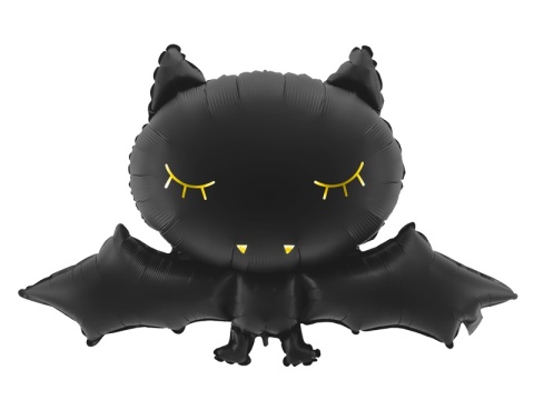 BALON FOLIOWY NIETOPERZ MAT 91cm BALON NA HALLOWEEN