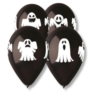 BALONY LATEKSOWE DUCHY 5szt. BALONY NA HALLOWEEN