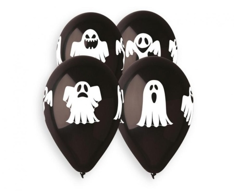 BALONY LATEKSOWE DUCHY 5szt. BALONY NA HALLOWEEN