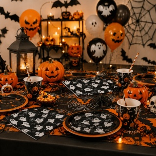 SERWETKI NA HALLOWEEN BOO! 20szt. 33x33cm DEKORACJA STOŁU