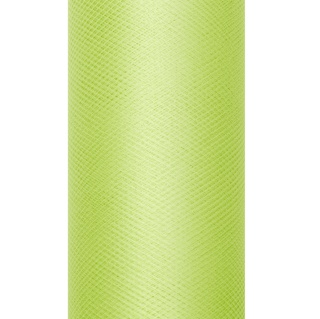 TIUL W ROLCE ZIELONY JASNY 9m szer. 15cm