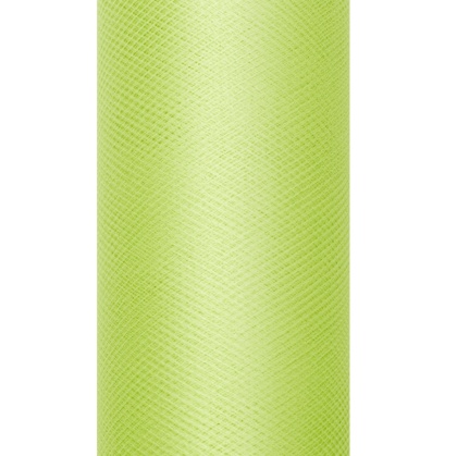TIUL W ROLCE ZIELONY JASNY 9m szer. 15cm