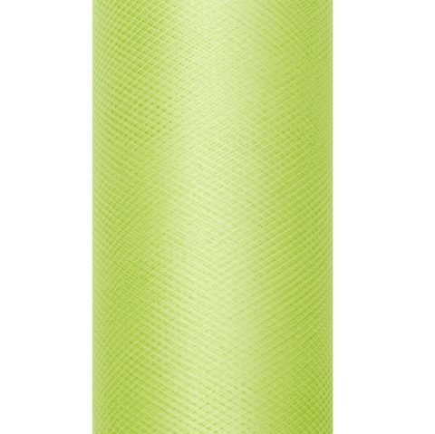 TIUL W ROLCE ZIELONY JASNY 9m szer. 15cm