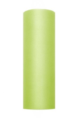 TIUL W ROLCE ZIELONY JASNY 9m szer. 15cm