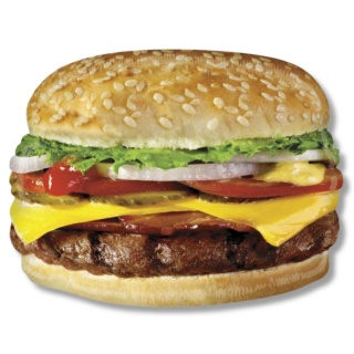 BALON FOLIOWY CHEESEBURGER 80cm BALON FAST FOOD
