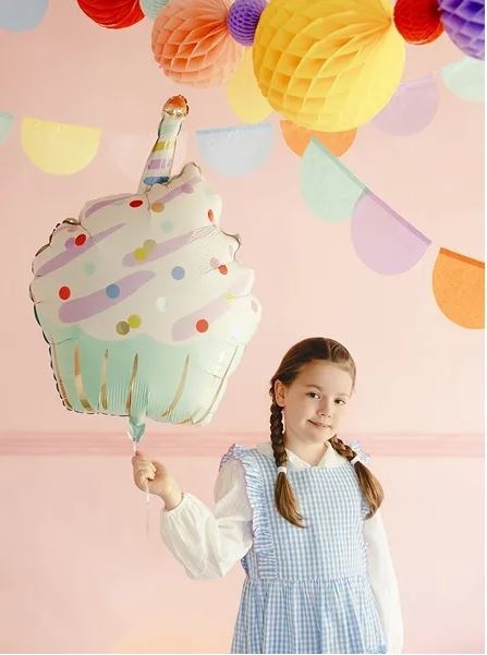BALON FOLIOWY BABECZKA PASTELOWA 84cm BALON BABECZKA