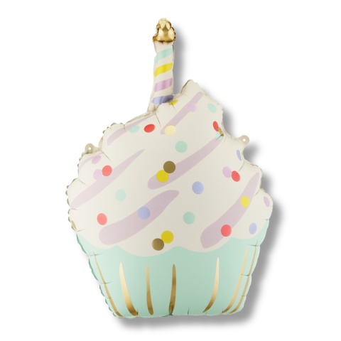 BALON FOLIOWY BABECZKA PASTELOWA 84cm BALON BABECZKA