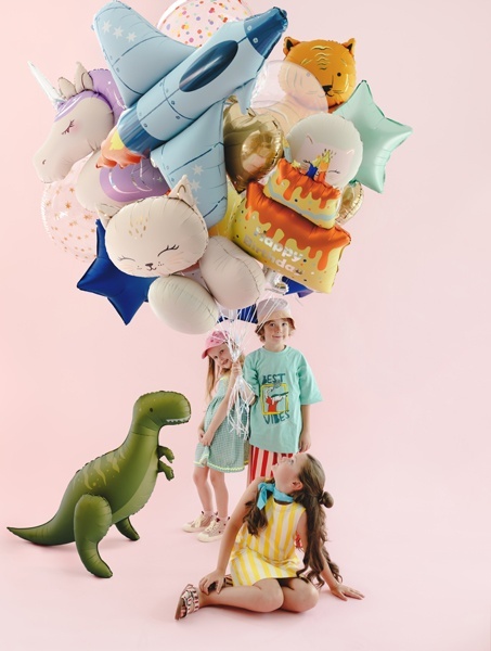 STOJĄCY BALON DINOZAUR 97cm DINOSAUR PARTY