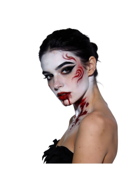 FARBKI DO TWARZY 3 KOLORY + SZTUCZNA KREW HALLOWEEN PRZYJĘCIA