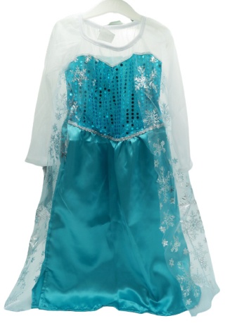 034 STRÓJ NA BAL ELSA KRAINA LODU KOSTIUM 4-6L