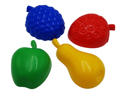 FOREMKI DO PIASKOWNICY OWOCE 4el.