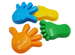 FOREMKI DO PIASKOWNICY STÓPKI IDŁONIE 4el.