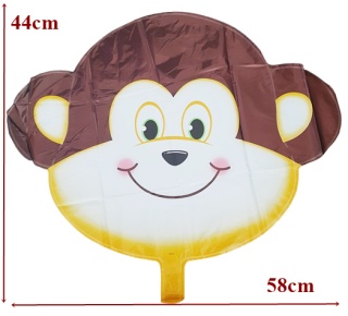 MAŁPKA - BALONY FOLIOWE ZESTAW URODZINOWY PARTY ANIMAL