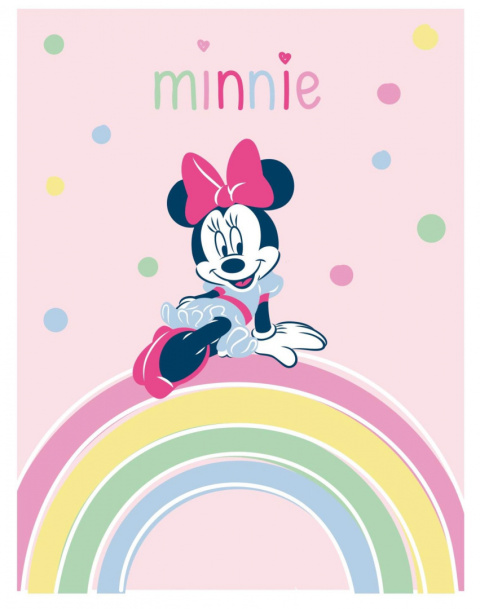 MYSZKA MINNIE KOCYK DZIECIĘCY POLAROWY 100x140cm MYSZKA MINNIE KOCYK DZIECIĘCY POLAROWY 100x140cm