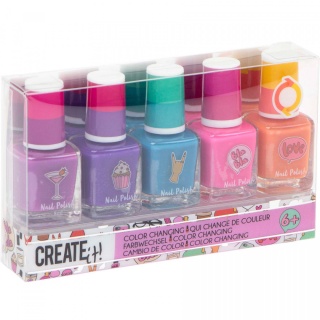 LAKIERY DO PAZNOKCI ZMIENIAJĄCE KOLOR 5 KOLORÓW!