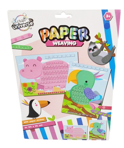 TKACTWO PAPIEROWE ZWIERZĘTA - ZESTAW 2 OBRAZKÓW DLA DZIECI