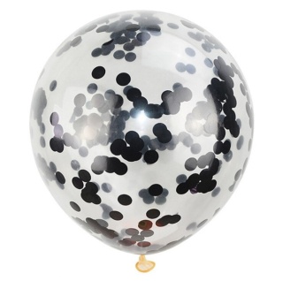 RÓŻOWY ZESTAW BALONÓW FOLIOWYCH LATEKSOWYCH I Z KONFETTI - 14sztuk