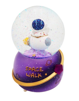 617 KULA POZYTYWKA Z PODŚWIETLENIEM I MUZYKĄ - KOSMONAUTA