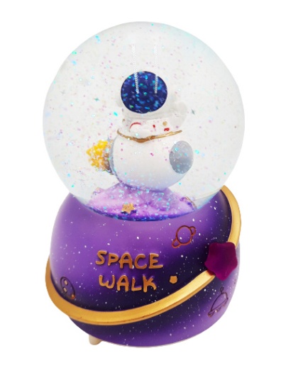 617 KULA POZYTYWKA Z PODŚWIETLENIEM I MUZYKĄ - KOSMONAUTA