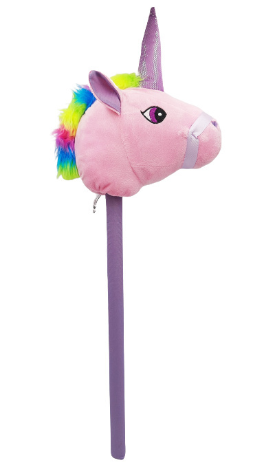 HOBBY HORSE RÓŻOWY JEDNOROŻEC NA KIJU DO GALOPOWANIA HOBBY HORSE RÓŻOWY JEDNOROŻEC NA KIJU DO GALOPOWANIA