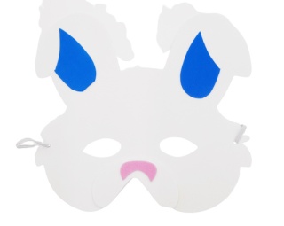 MASKA KRÓLIKA DLA DZIECI NA BAL KOSTIUM KARNAWAŁ