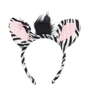 8036 STRÓJ ZEBRY NA BAL PRZEBRANIE OPASKA, MUCHA, OGON