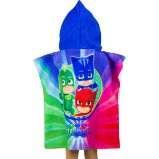 PJ MASKS PONCZO KĄPIELOWE RĘCZNIK Z KAPTUREM
