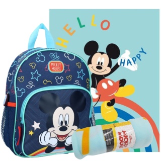 2742 ZESTAW: PLECAK DZIECIĘCY DO PRZEDSZKOLA ŻŁOBKA + KOCYK