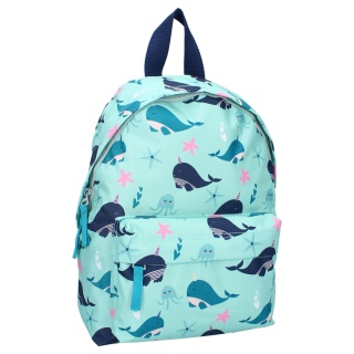 4160 PLECAK DZIECIĘCY DO SZKOŁY PRZEDSZKOLA - NARWALE