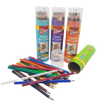 6823 KREDKI OŁÓWKOWE W TUBIE Z TEMPERÓWKĄ 24 KOLORY