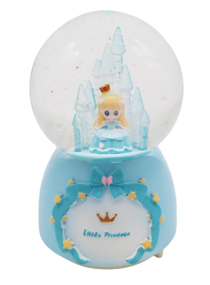 2544 POZYTYWKA KULA Z PODŚWIETLENIEM I MUZYKĄ - KSIĘŻNICZKA LODU