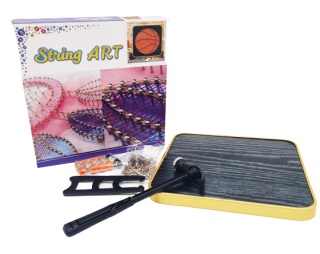 STRING ART KOSZYKÓWKA - OBRAZEK SZNURKOWY DLA DZIECI