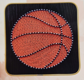 STRING ART KOSZYKÓWKA - OBRAZEK SZNURKOWY DLA DZIECI