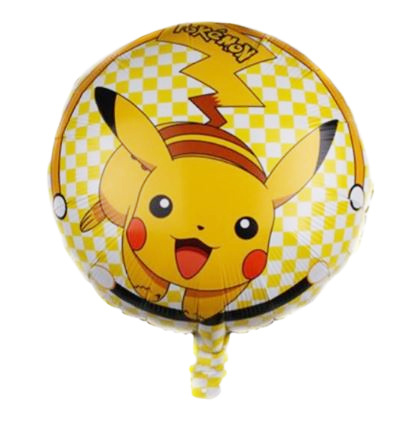 PIKACHU ZESTAW BALONÓW FOLIOWYCH 5szt. POKEMON URODZINY PIKACHU ZESTAW BALONÓW FOLIOWYCH 5szt. POKEMON URODZINY