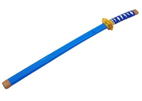NIEBIESKI MIECZ NINJA KATANA DLA DZIECI 58cm NIEBIESKI MIECZ NINJA KATANA DLA DZIECI 58cm