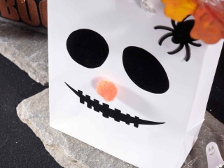 TOREBKA NA CUKIERKI PAPIEROWA HALLOWEEN 1szt. RÓŻNE WZORY