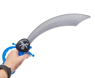NIEBIESKI PIRACKI MIECZ GADŻET DLA DZIECI 45cm