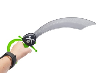 ZIELONY PIRACKI MIECZ GADŻET DLA DZIECI 45cm