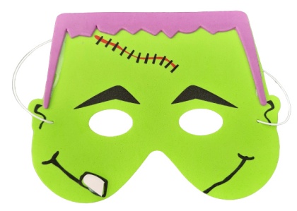 FRANKENSTEIN MASKA DLA DZIECI HALLOWEEN KARNAWAŁ