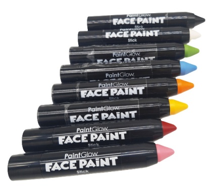KREDKI DO TWARZY BUZI 8szt. KARNAWAŁ HALLOWEEN