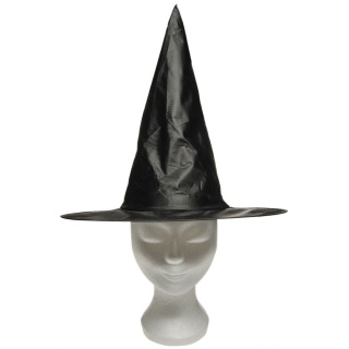 KAPELUSZ CZAROWNICY CZARNY GŁADKI DLA DZIECI