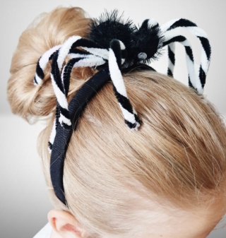 OPASKA DZIECIĘCA Z BIAŁYM PAJĄKIEM HALLOWEEN