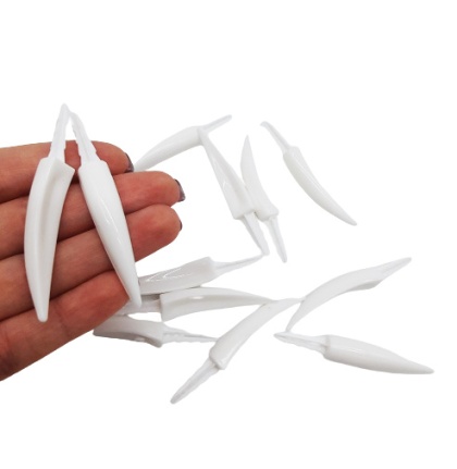 SZTUCZNE ZĘBY DLA DYNI DEKORACJA HALLOWEEN 12szt.