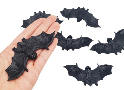 SZTUCZNE NIETOPERZE DEKORACJA NA HALLOWEEN 6szt.