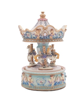 14042 POZYTYWKA KARUZELA Z KONIKAMI